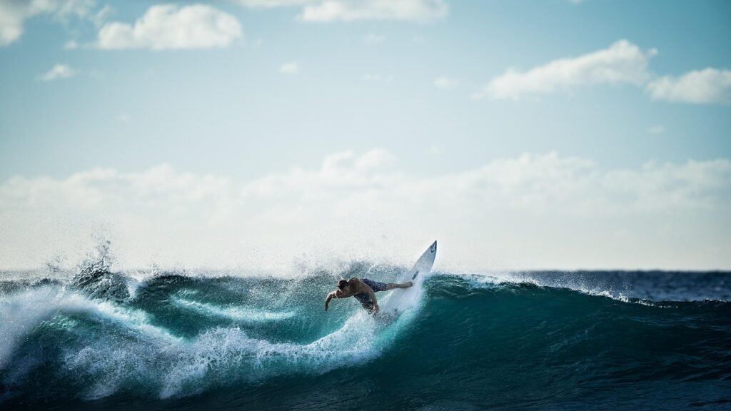 surfing, nature, surfer, wave, ocean, sea, water, sports, fitness, active, activity, extreme, blue fitness, blue water, blue sea, blue ocean, blue workout, blue sports, blue wave, blue waves